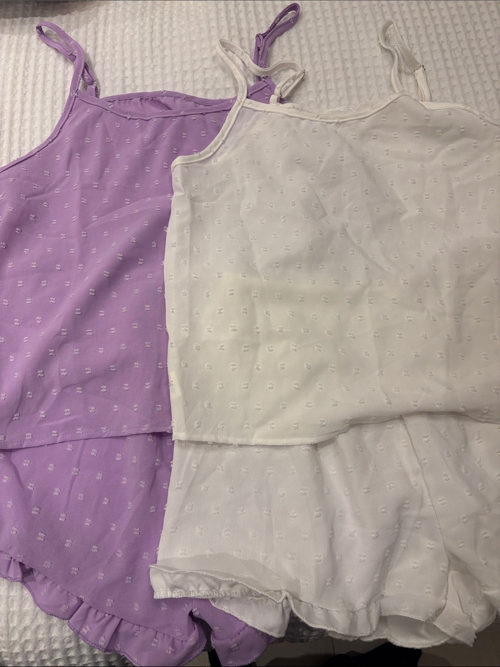 Women’s Ruffle Lounge Shorts Set